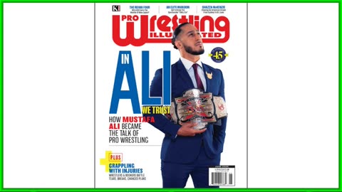 TNA X-Division Champion Mustafa Ali Graces the cover of Pro Wrestling Illustrated