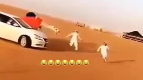 Chased By A Camel