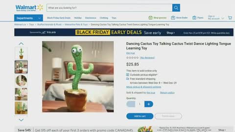 Walmart pulls toy cactus that swears in Polish, sings about cocaine use