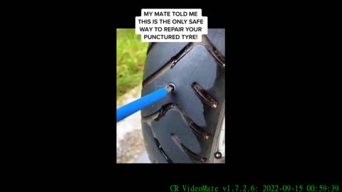 Tire repair tool adhesive tape glue nail