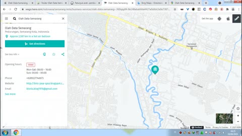 Locations Olah Data Semarang on Google MAPS, Bing MAPS, Apple MAPS #shorts