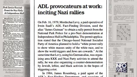 The ADL Propaganda Machine