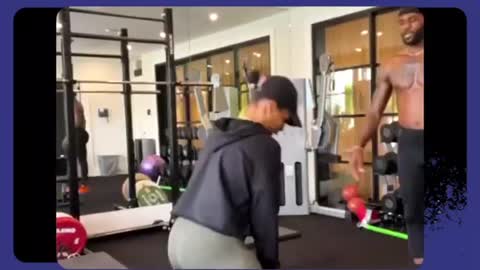Lebron and wife Savannah’s mornings workout routine