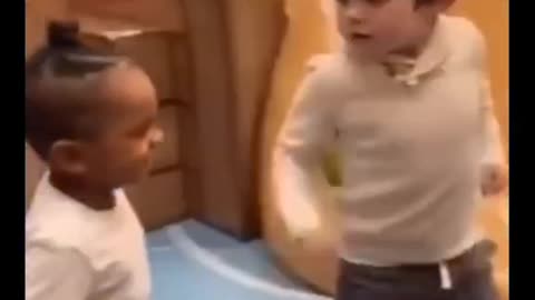Little Boy got Scared by laughter. (Watch Till end)