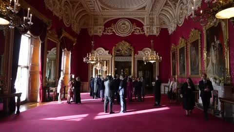 King Charles Hosts Officials in Buckingham Palace Ahead of COP27