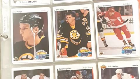 Nhl hockey rookie cards from 1990-1993