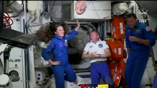 First Native American woman in space arrives at the ISS