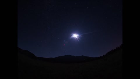 Moon Stars Night Full Moon Rising Universe