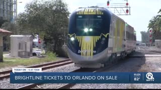 Brightline begins selling tickets between South Florida and Orlando