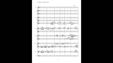 Johannes Brahms – Andante, Op. 5 (Saxophone Choir + Piccolo, 2 Flutes & Contrabassoon)