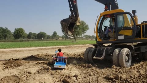 Soil for Making Home Vs Mini tractor MF 240(Part 20)