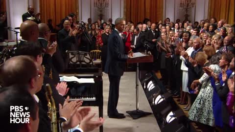 Watch President Obama speak -- and sing -- at White House tribute to Ray Charles