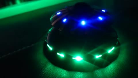 Levitating Bluetooth Flying Saucer Review - You Must Use Bluetooth To Keep The Blue Lamps Flashing!