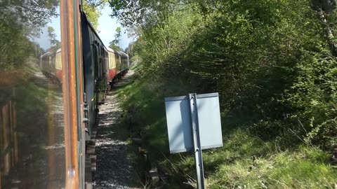 Northiam Pulling Our Train From Rolvenden Up To Tenterden Town, Kent UK 2022