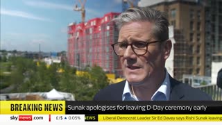 Starmer_ Sunak will 'have to answer for his actions' after leaving D-Day commemorations early