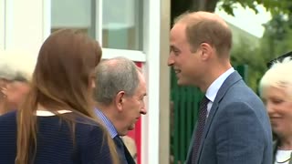 Prince William to the rescue of fallen dignitary