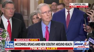 McConnell Will Not Answer Reporters' Questions About Freezing Incidents