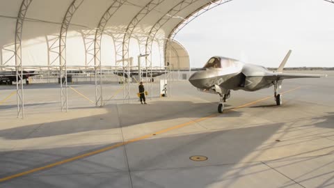 F-35B in action