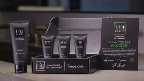 Tiege Hanley Mens Skin Care Set, Essential Skin Care.