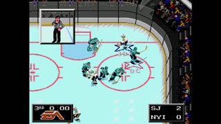 NHL '94 Franchise Mode 1988 Regular Season G4 - Len the Lengend (SJ) at grimmace92 (NYI)
