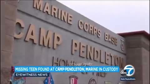 California - Missing Disabled 14 Year Old Found at Camp Pendleton Reportedly Trafficked to a Marine