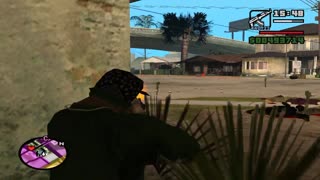 GTA San Andreas Gangs Wars CJ House Win