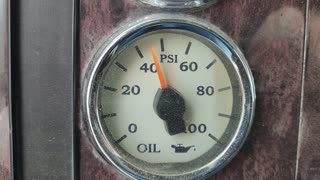 2008 INTERNATIONAL 9900i 6 x 4 w/ Drop Axle Oil Pressure gauge