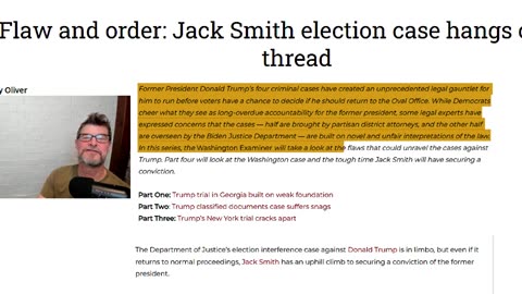 Doug In Exile - Jack Smith Will Have To Admit 'Election Interference'