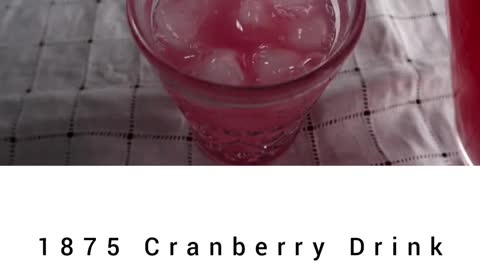1875 Cranberry Drink