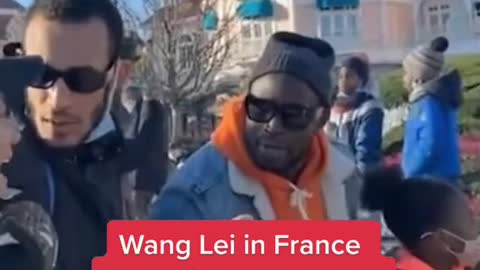 Wang Lei in Francespreading our culture 。