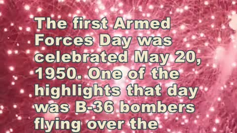 The First US Armed Forces Day Was Celebrated On May 20, 1950