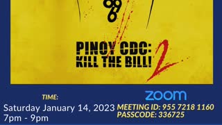 CDC Ph Weekly Huddle January 14, 2023: Pinoy CDC Kill The Bill Part 2