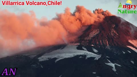 Strong explosion ALERT for Chile | Villarrica Volcano eruption in Chile | volcan de Villarrica