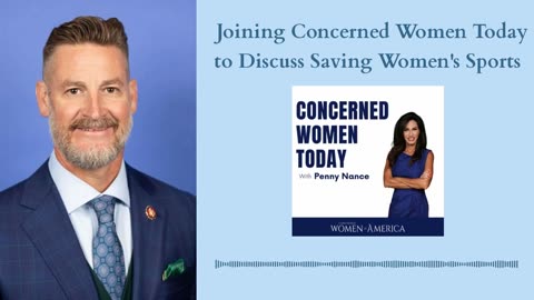 Joining Concerned Women Today to Discuss Saving Women's Sports