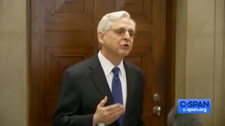 Merrick Garland telling reporters