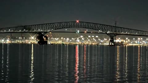 Baltimore bridge collapses after being hit by a container