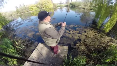Pike fishing in Weedy Lakes-15