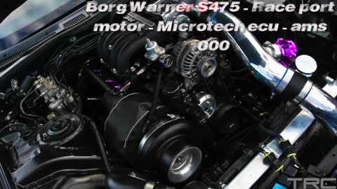 Huge Turbo RX7 Dominates Corvettes!