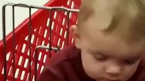 Cute Baby Falling Sleep Moment Very Funny