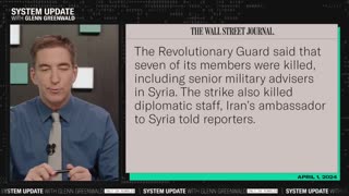 Glenn Greenwald - "New Territory." Israel Strikes Iranian Embassy, Killing Several