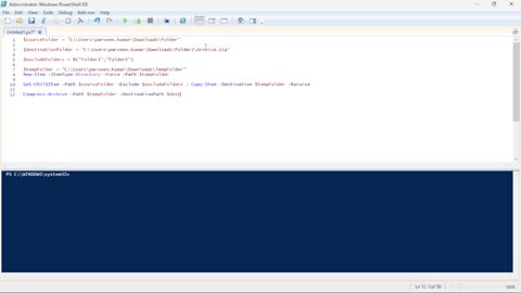 Creating a Compressed Archive with Exclusions in PowerShell