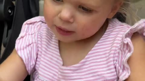 Naomi is singing Happy Birthday song. Cute Baby video!