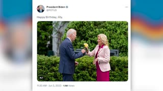 President Biden wishes First Lady a happy birthday