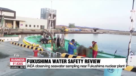 IAEA observing seawater sampling near Fukushima nuclear plant