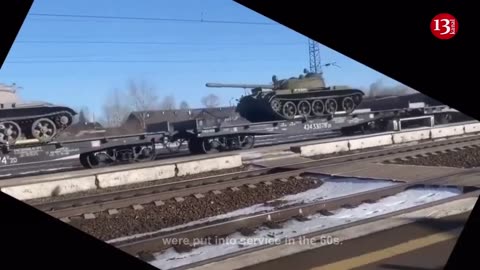 Russia sends to front T-54, T-55 tanks from the 1940s, 1950s