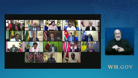 Virtual meeting between Vice President Harris and Caribbean leaders focuses on regional issues