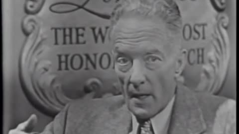 Longlines Chronoscope TV Episode 8th December 1954 with Admiral Richard E. Byrd