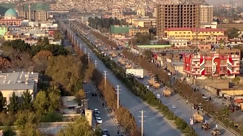 Taliban hold military parade with U.S.-made weapons in Kabul