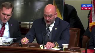Congressman Clay Higgins Drops J6 MOAB in Hearing