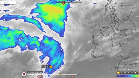 Heavy Chemtrails offshore of France & Spain this Morning